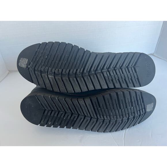 COLE HAAN BLACK LEATHER ZERO GRAND-EXPLORE WATERPROOF HIKER WINTER BOOTS SZ 10B - Picture 9 of 10